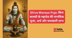 Lord Shiva Manasa Puja lyrics and meaning in Hindi
