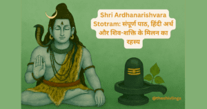 Shri Ardhanarishvara Stotram showing Shiva Parvati unity for theshivling.com