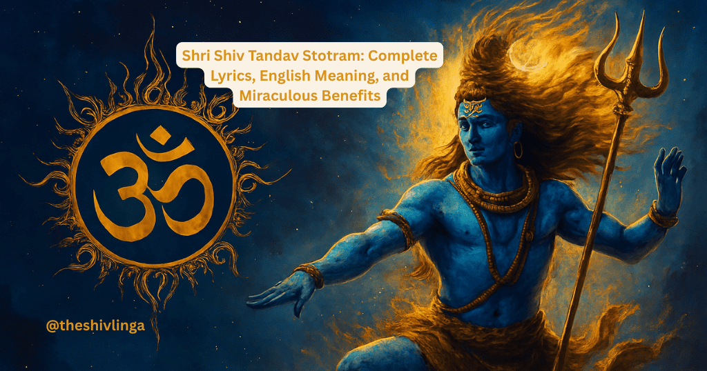 Shri Shiv Tandav Stotram Lyrics and English Translation - theshivling.com