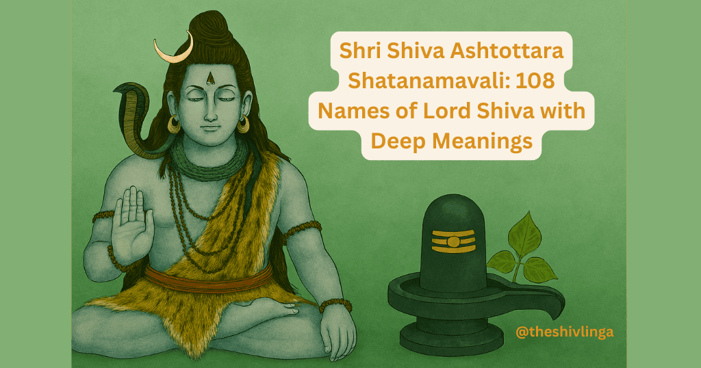 Shri Shiva Ashtottara Shatanamavali: 108 Names of Lord Shiva with Deep Meanings