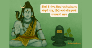 Shri Shiva Rudrashtakam lyrics with Lord Rudra Shiva image - theshivling.com