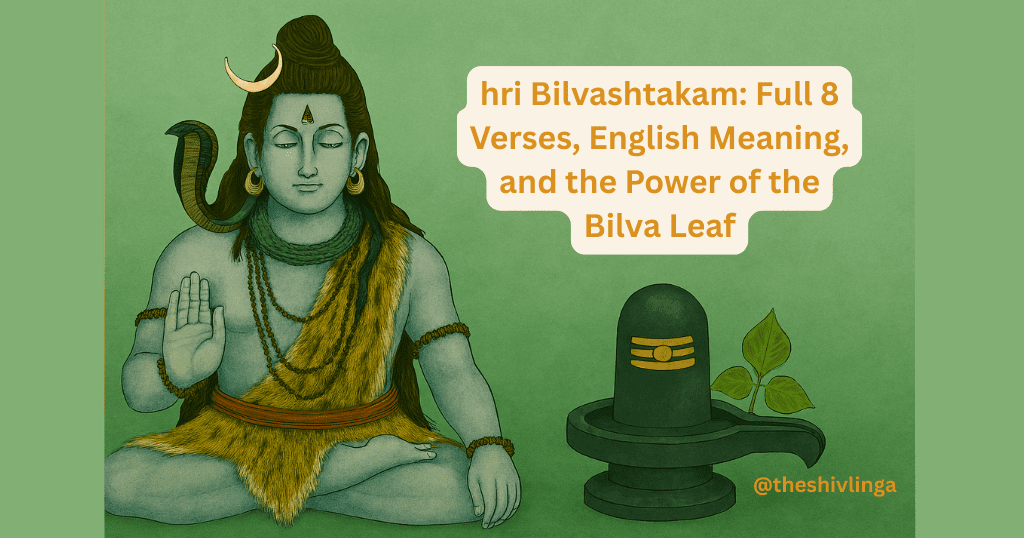 Shri Bilvashtakam: Full 8 Verses, English Meaning, and the Power of the Bilva Leaf